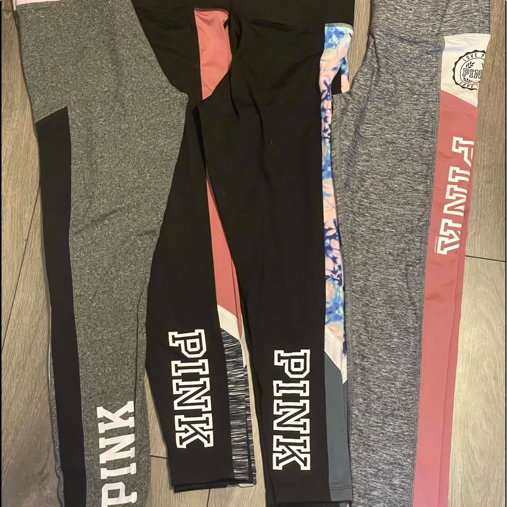 Pink Victoria’s Secret leggings bundle